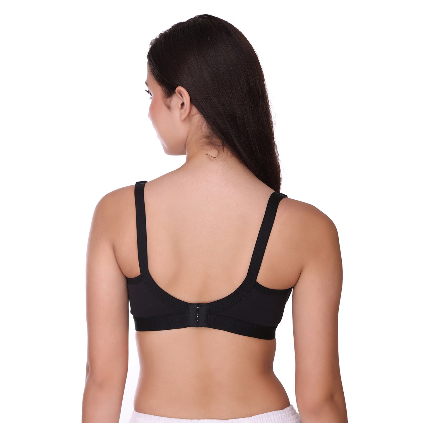Pooja Ragenee Light Pad Cotton Regular bra for Women Black