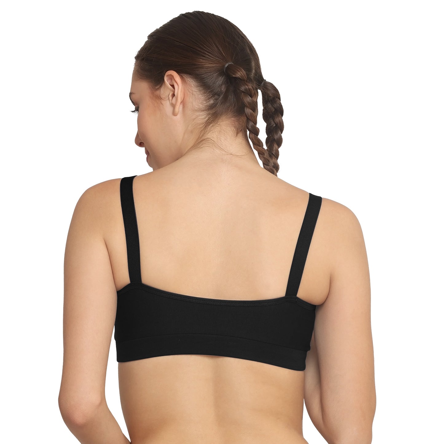 POOJA RAGENEE Women T-Shirt Non Padded Free Wired Bra SQ1035 Black
