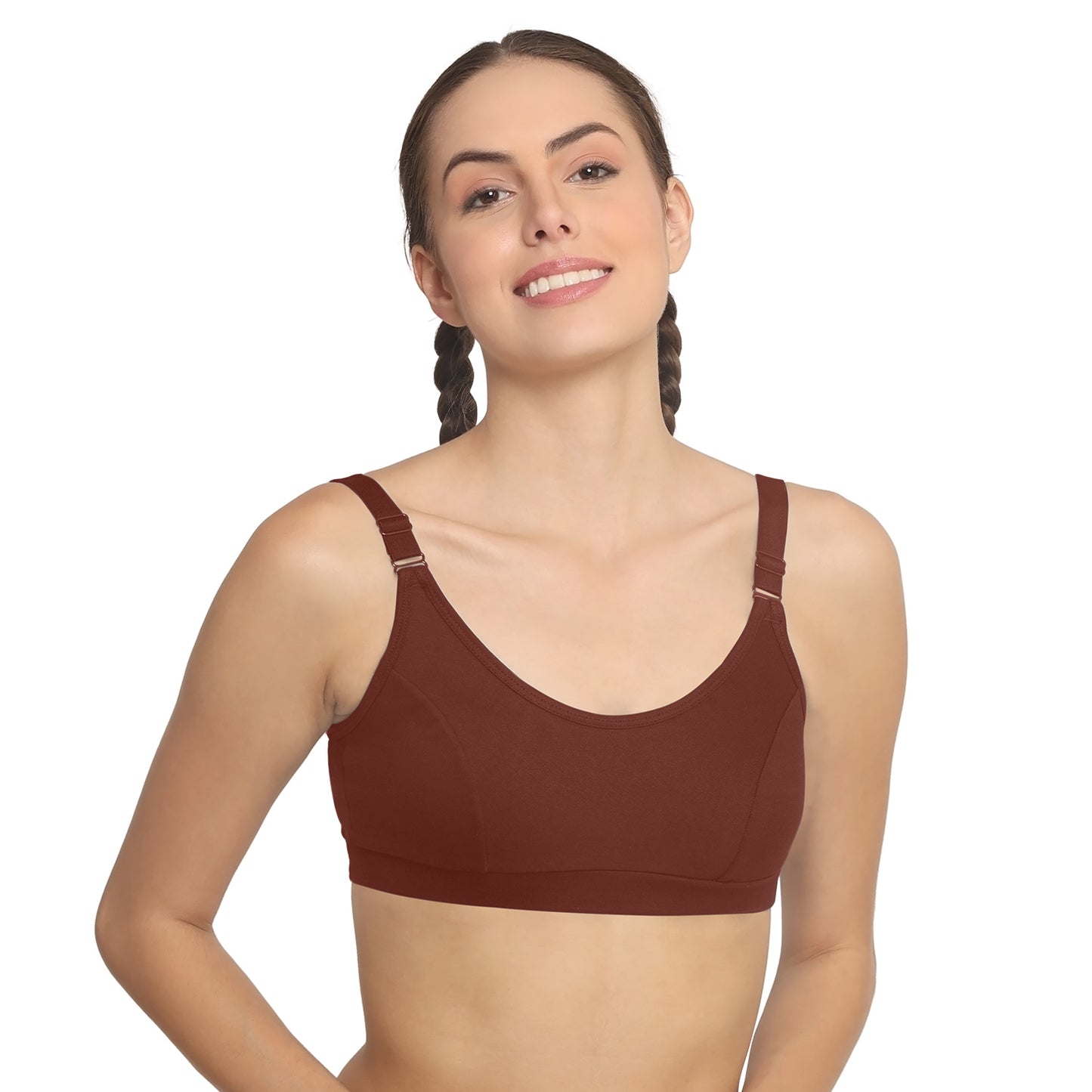 POOJA RAGENEE Women T-Shirt Non Padded Free Wired Bra SQ1035 Blush