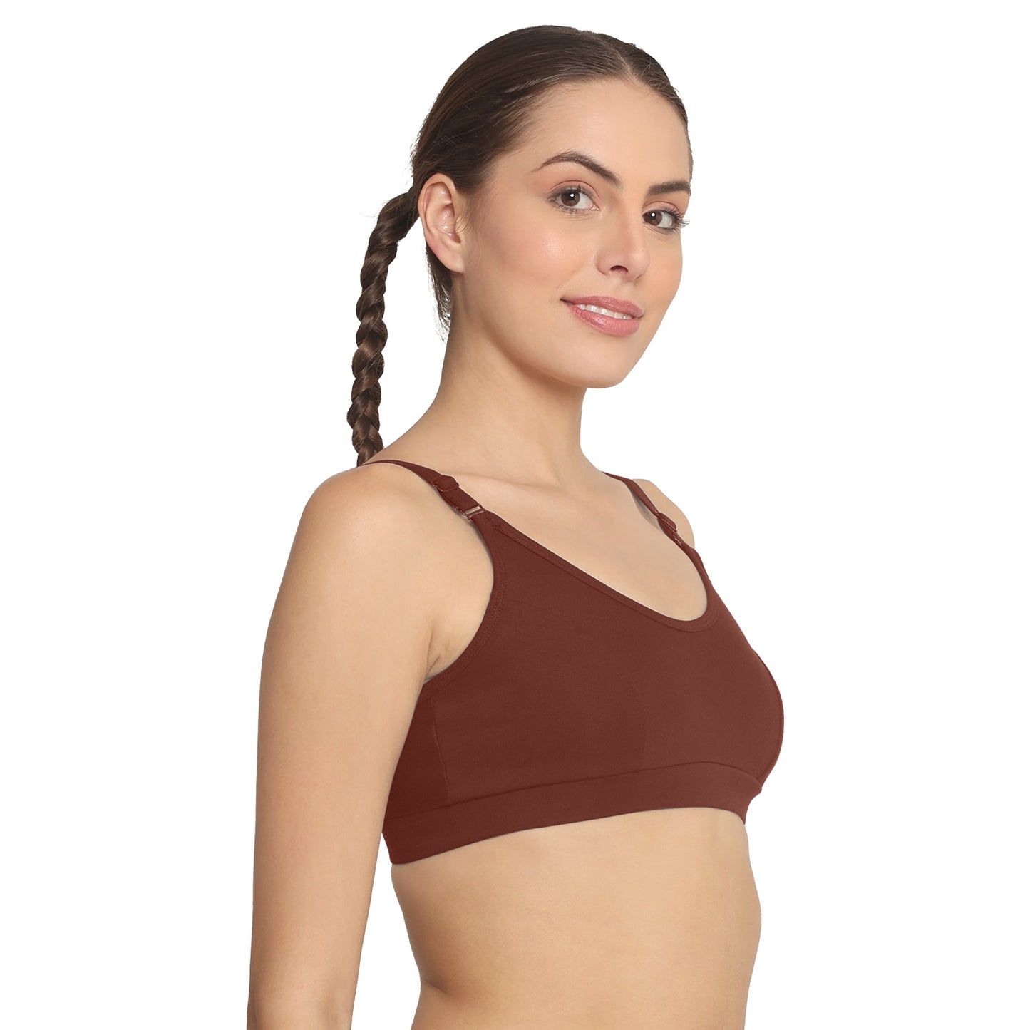 POOJA RAGENEE Women T-Shirt Non Padded Free Wired Bra SQ1035 Blush