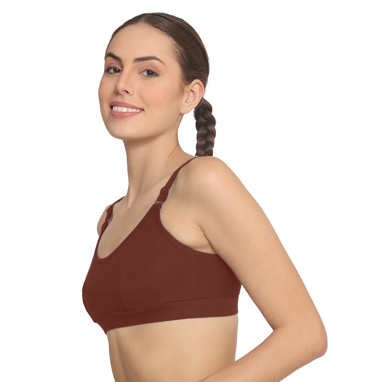 POOJA RAGENEE Women T-Shirt Non Padded Free Wired Bra SQ1035 Blush