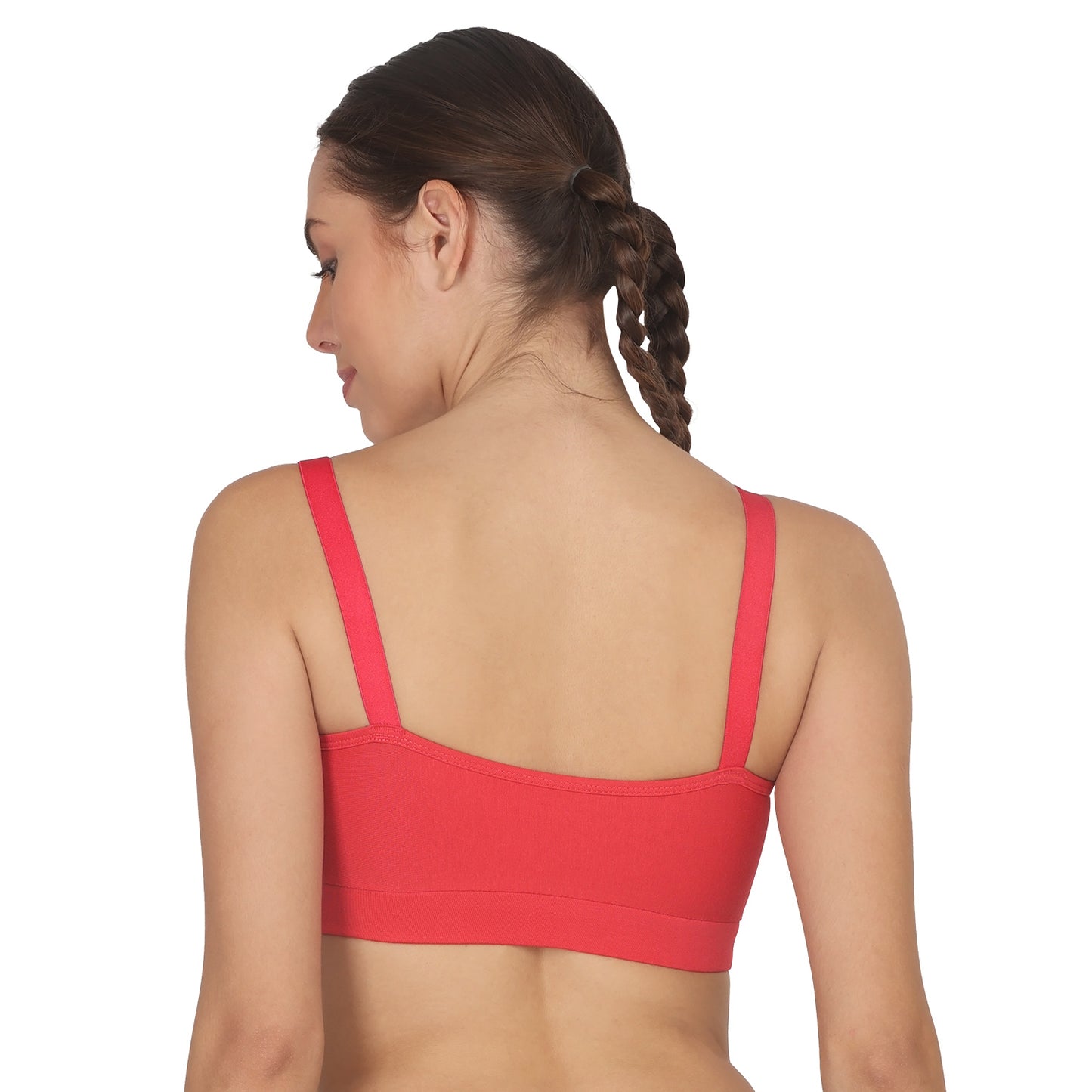 POOJA RAGENEE Women T-Shirt Non Padded Free Wired Bra SQ1035 Coral