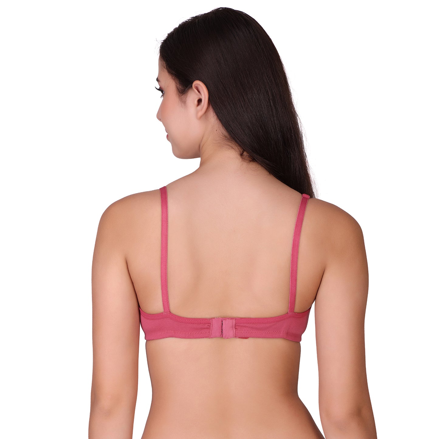 Pooja Ragenee Cotton Blend Seamless bra for Womens Onion