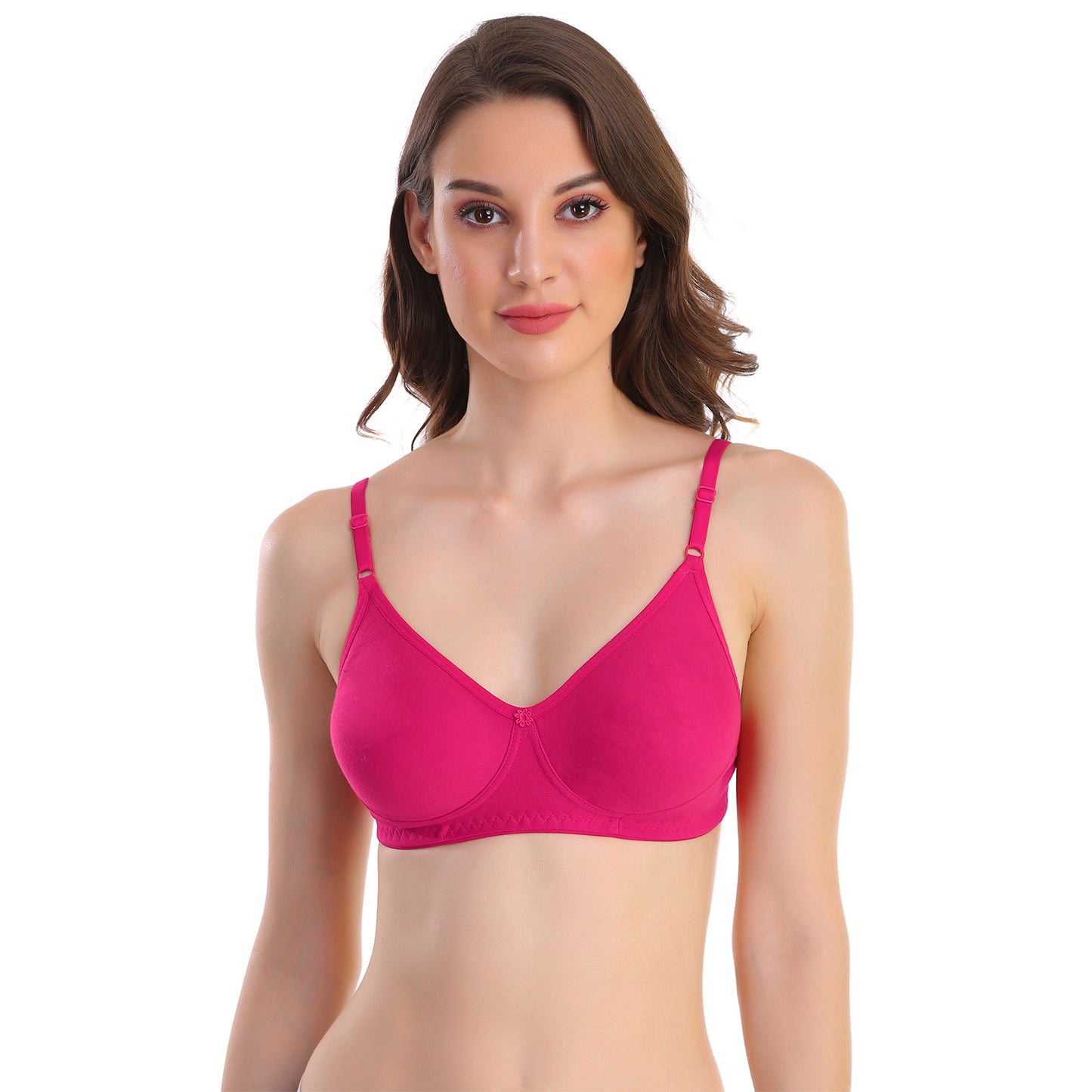 Pooja Ragenee Seamless bra for Womens Magenta