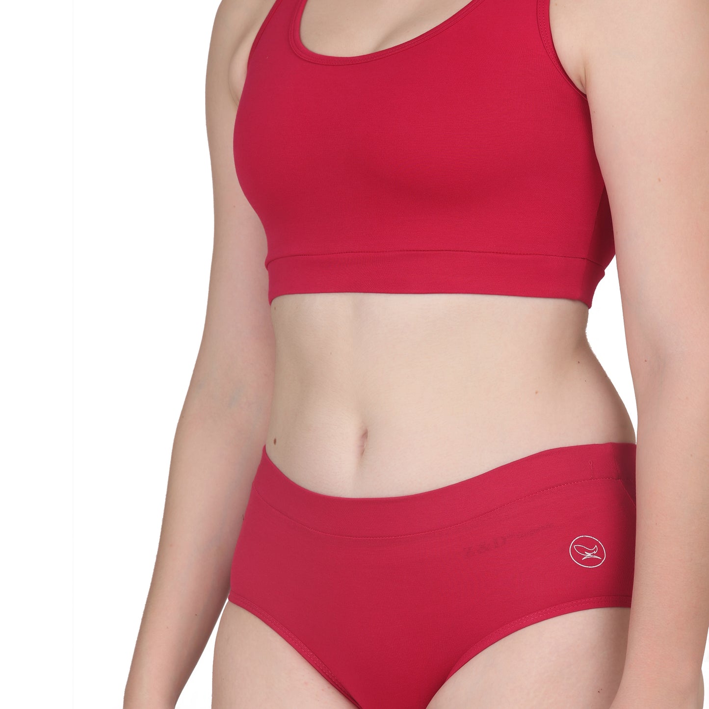POOJA RAGENEE Skin Breathable & Smooth Fabric Solid Set ST01 Magenta