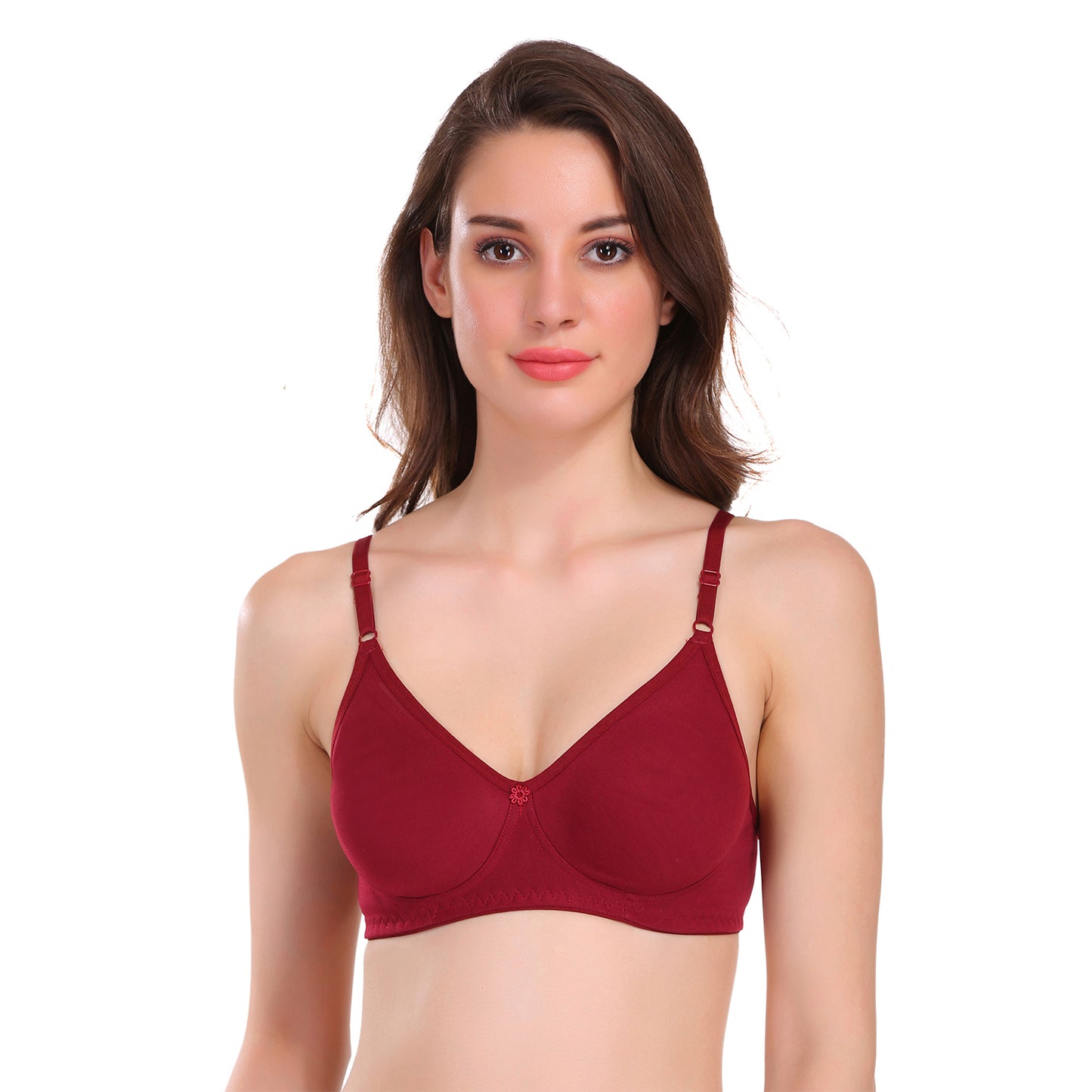 Pooja Ragenee Seamless bra for Womens Maroon