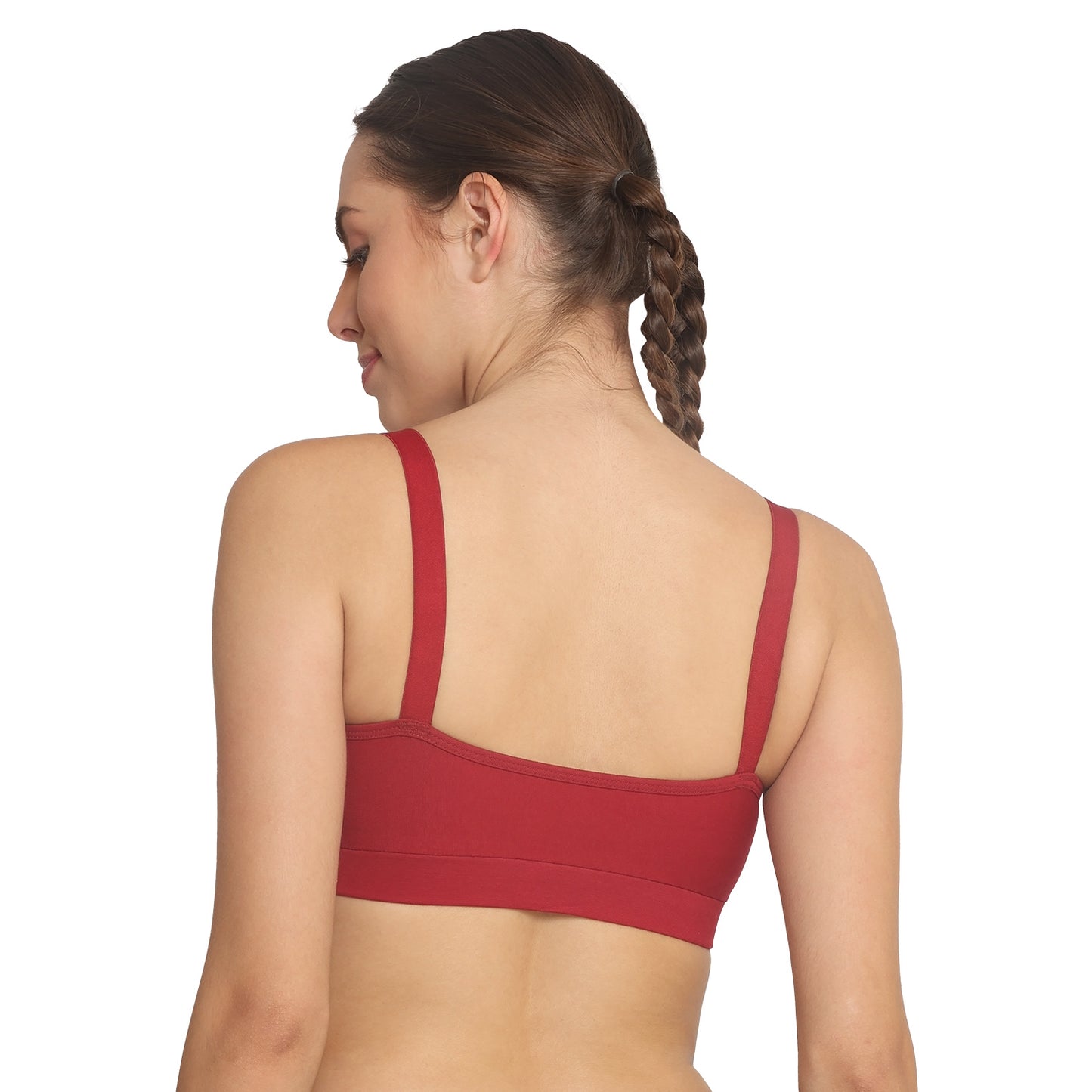 POOJA RAGENEE Women T-Shirt Non Padded Free Wired Bra SQ1035 Maroon