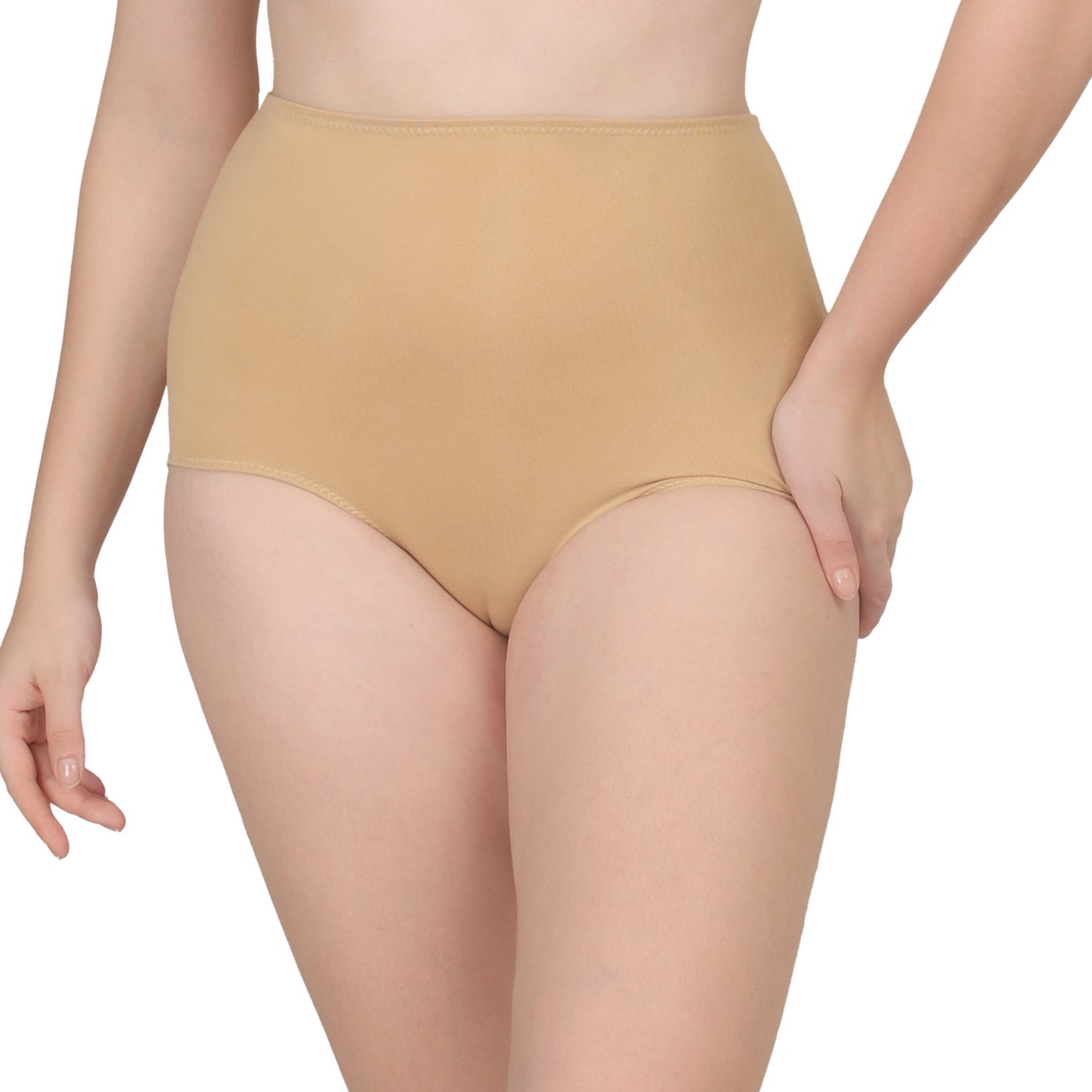 POOJA RAGENEE Women's Regular Cotton Lycra Panty PQ5029 Skin
