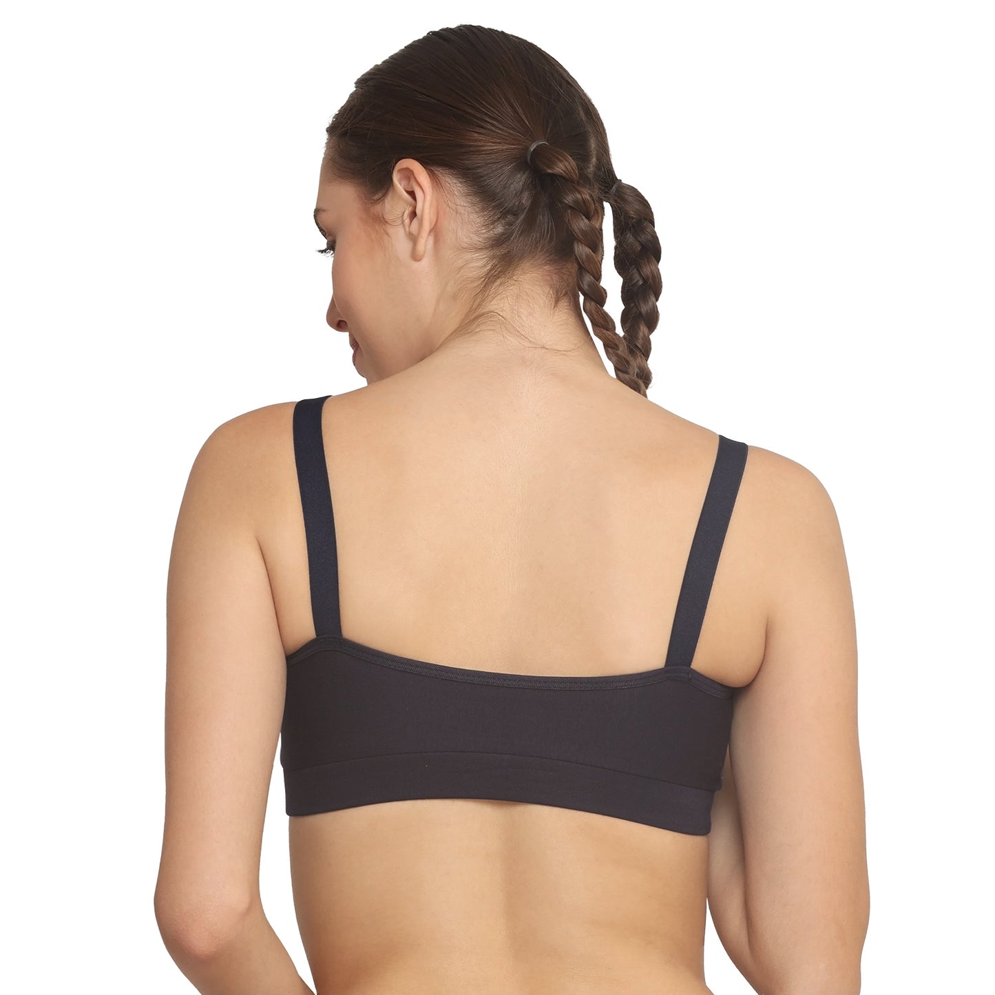 POOJA RAGENEE Women T-Shirt Non Padded Free Wired Bra SQ1035 Navy Blue