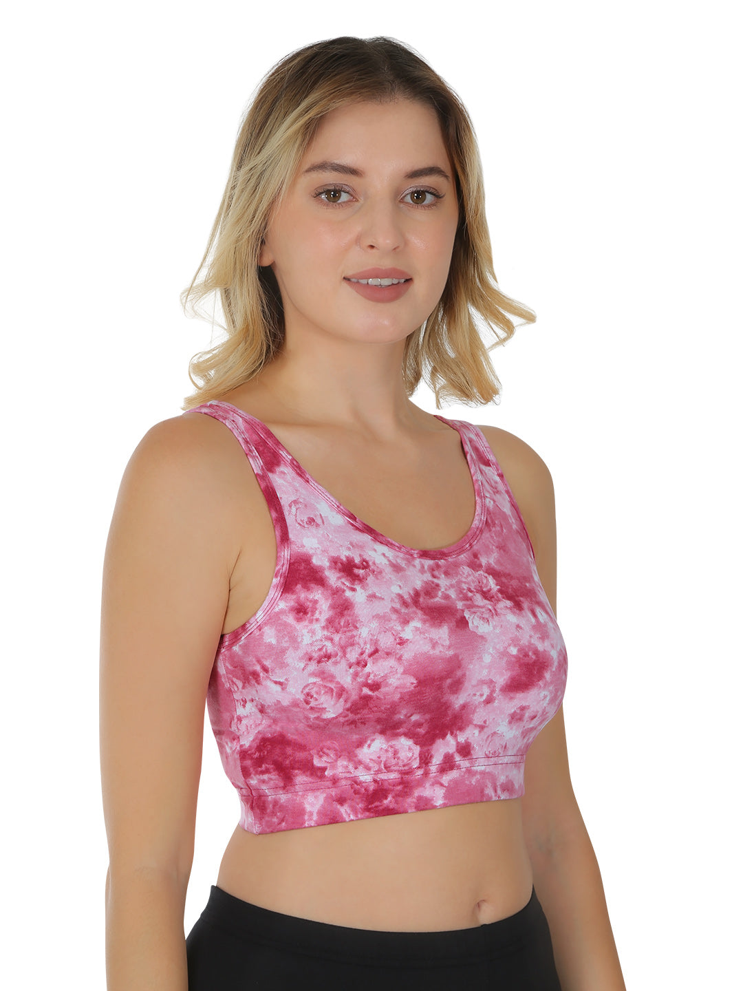 POOJA RAGENEE Smooth Fabric & comfortable Sports Bra for Fitness SQ1038 Red