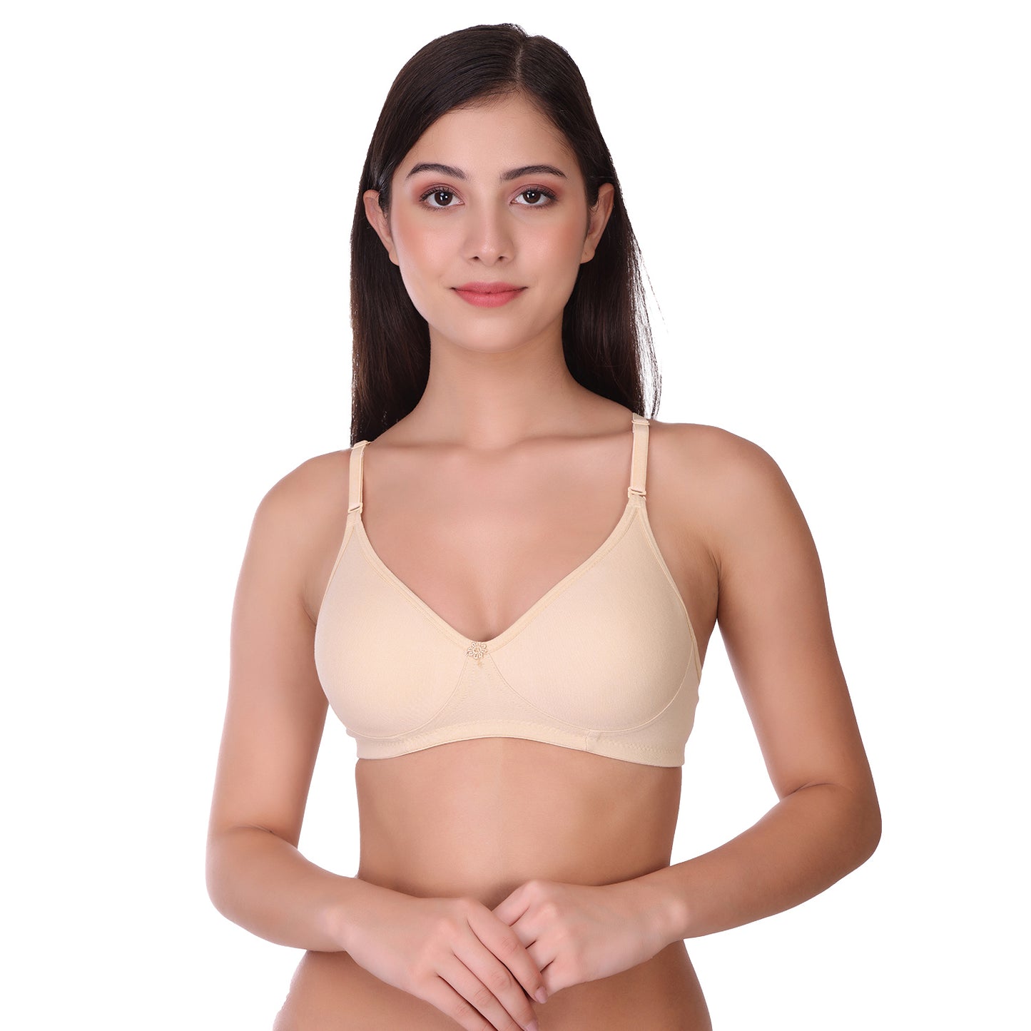 Pooja Ragenee Cotton Blend Mold bra for Women Skin