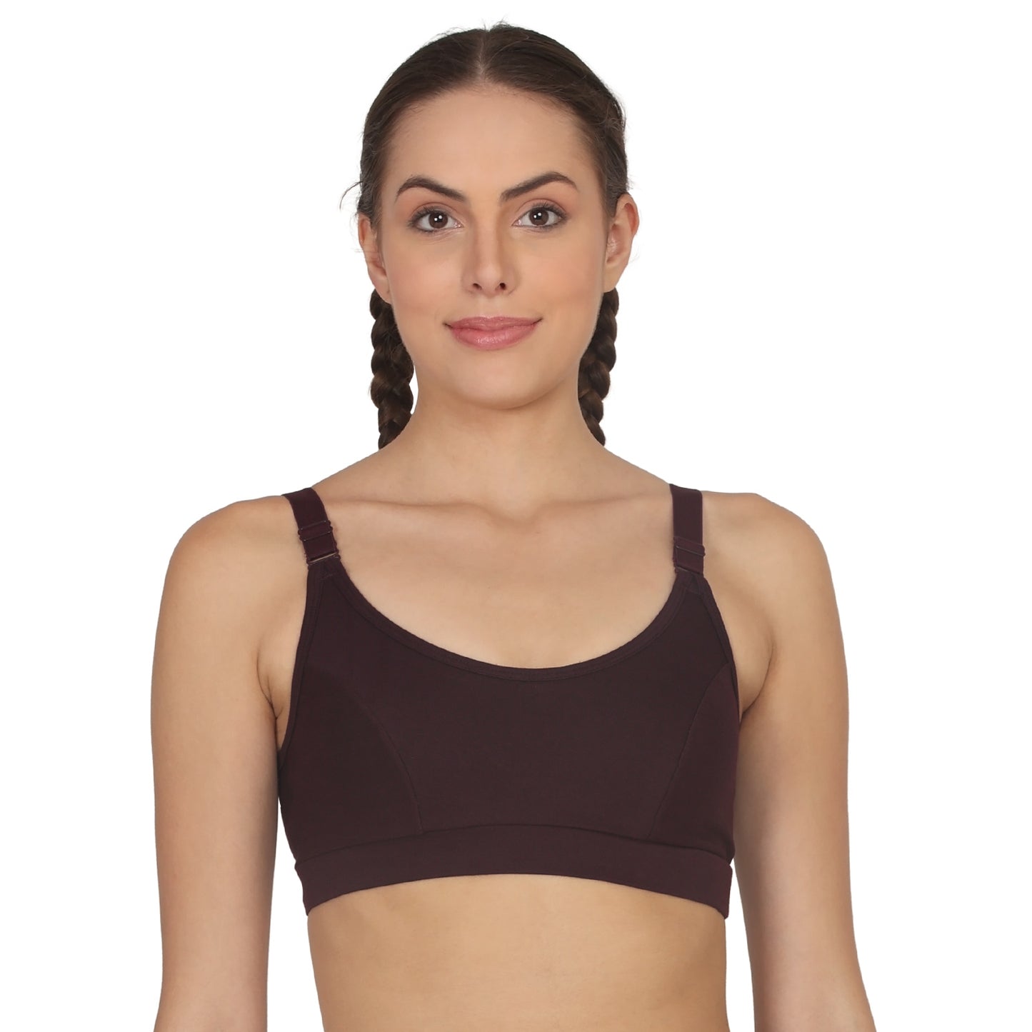 POOJA RAGENEE Women T-Shirt Non Padded Free Wired Bra SQ1035 Wine