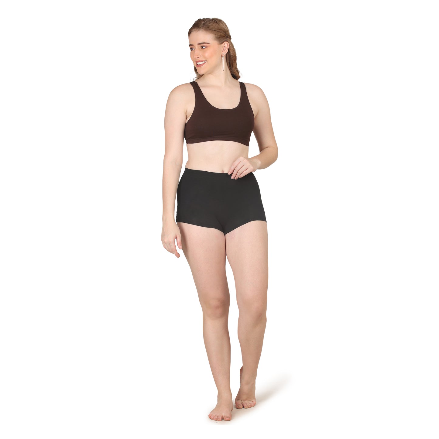 POOJA RAGENEE Skin Breathable & Comfort Sports Bra for Womens SQ1030 Wine