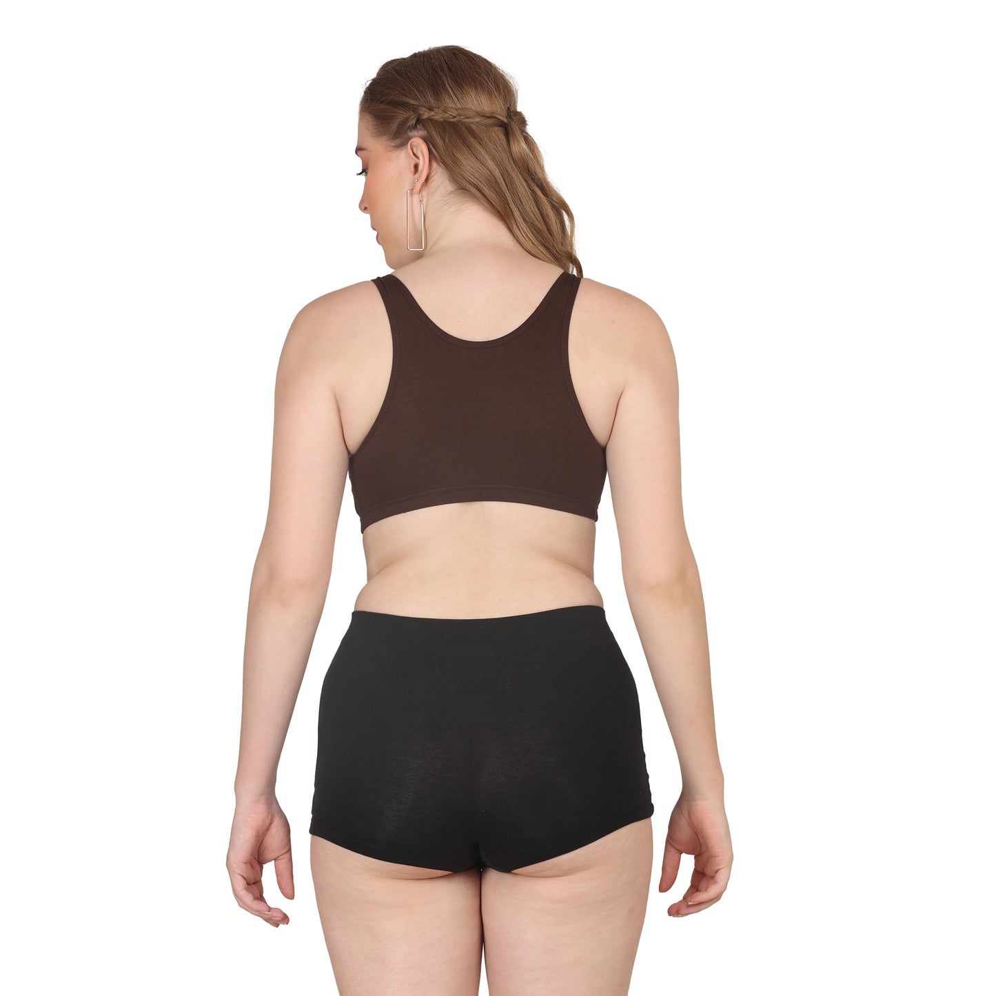 POOJA RAGENEE Skin Breathable & Comfort Sports Bra for Womens SQ1030 Wine