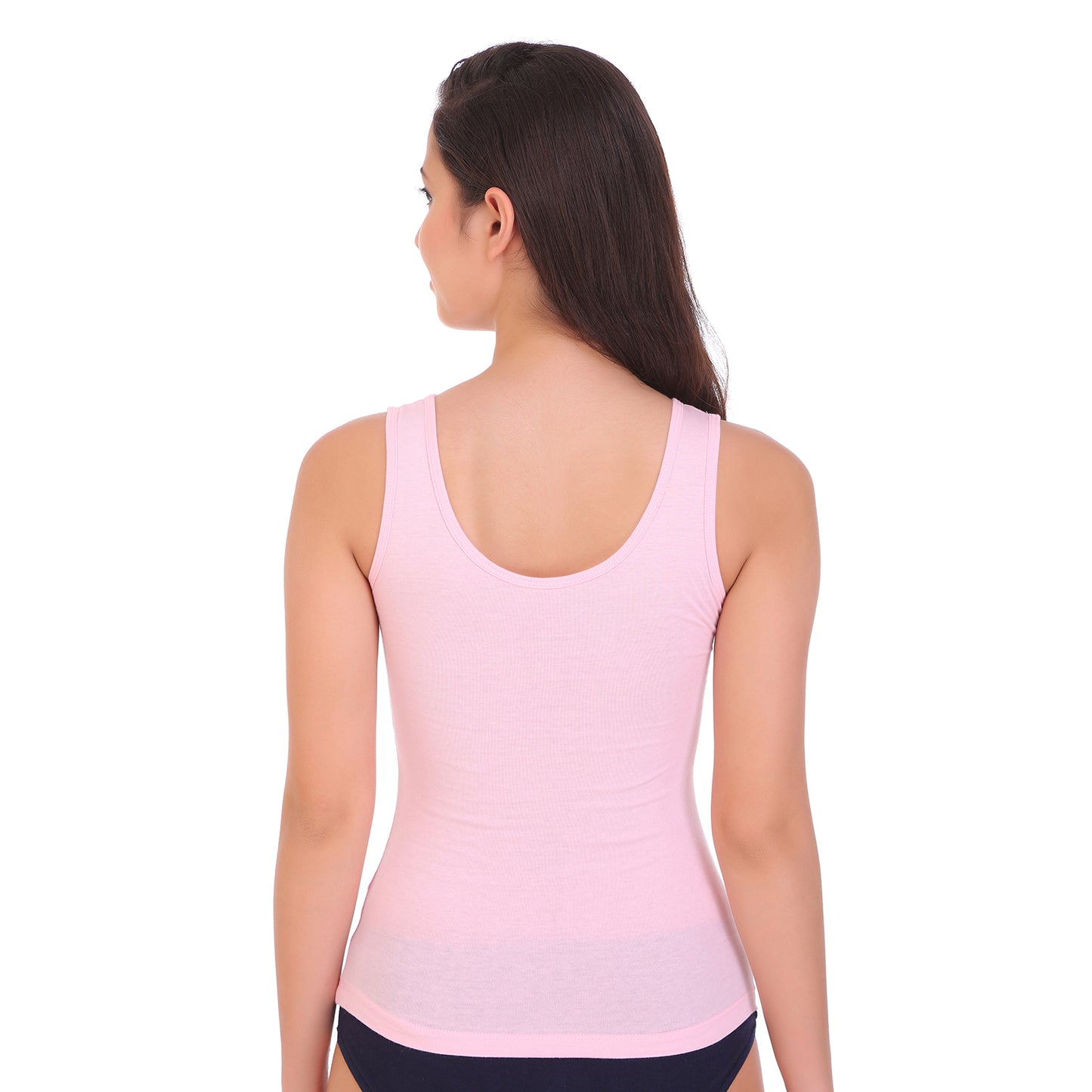 Sando Camisole in Baby Pink - Pure Cotton