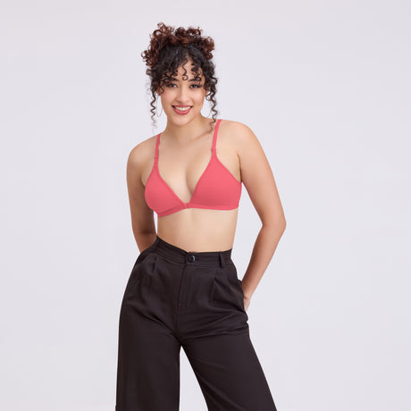 Non-Padded Front Open Bra for Women|Comfortable Everyday Innerwear BQ2184