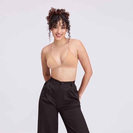 Non-Padded Front Open Bra for Women|Comfortable Everyday Innerwear BQ2184