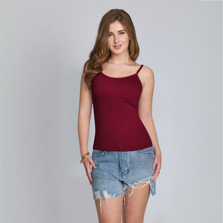 Women’s Adjustable Strap Camisole – Soft, Breathable & Comfortable CQ6001