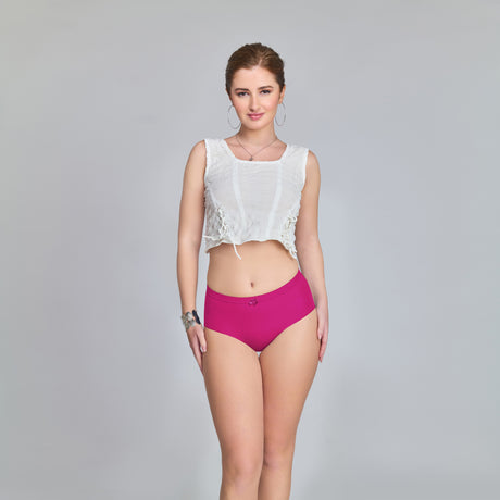 Plain Seamless Panty for Women – Soft, Stretchable & Invisible Comfort Innerwear PQ5033