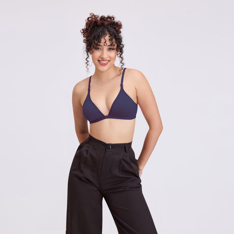 Non-Padded Front Open Bra for Women|Comfortable Everyday Innerwear BQ2184