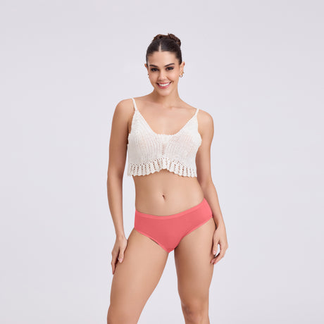 Women’s Hipster Panty –Soft,Stretchable for Daily Comfort & Style PQ5039