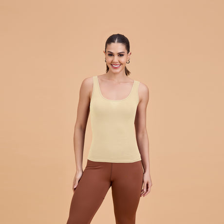 Women’s Non-Padded Camisole – Soft Cotton, Comfortable Daily Wear Slip CQ6002