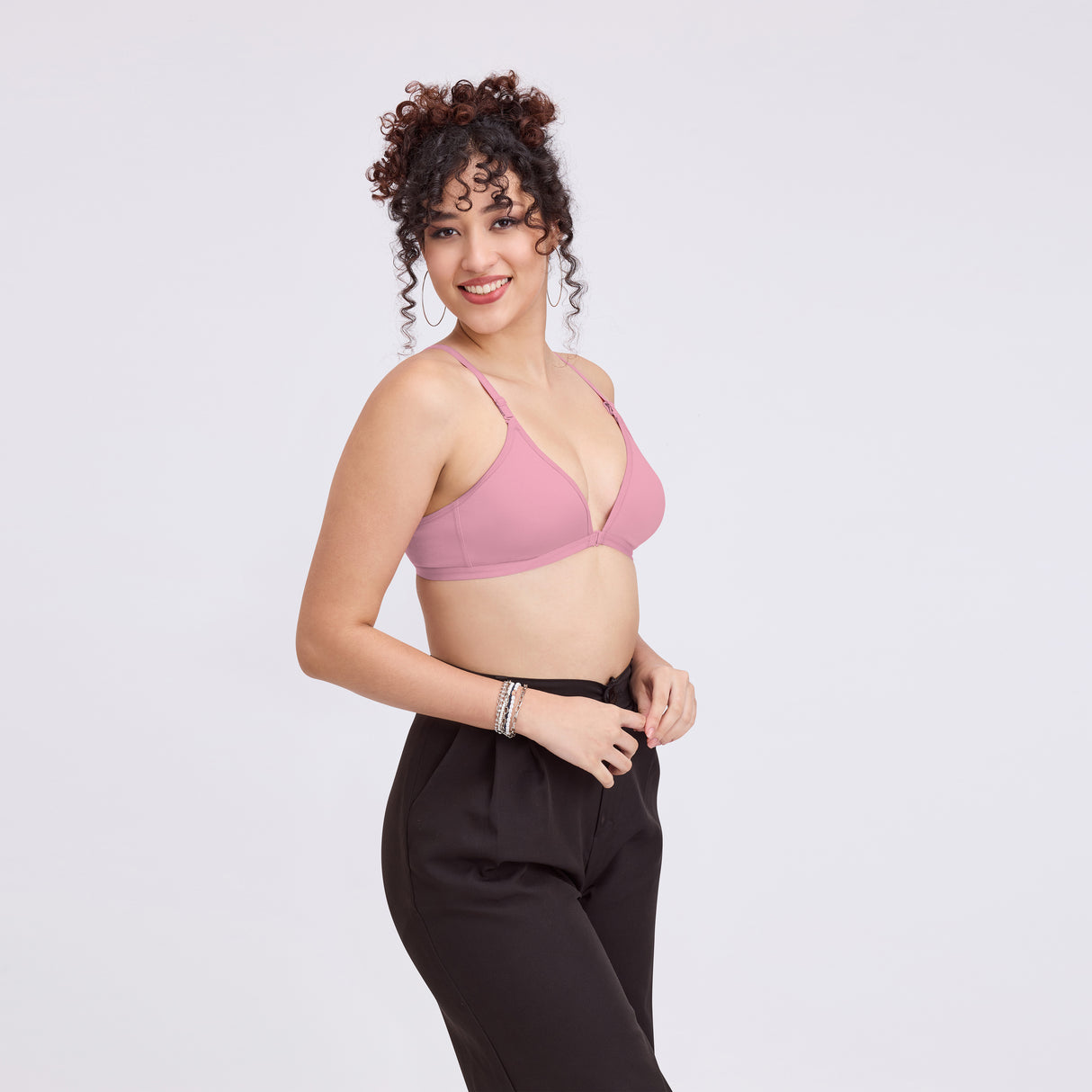 Non-Padded Front Open Bra for Women|Comfortable Everyday Innerwear BQ2184