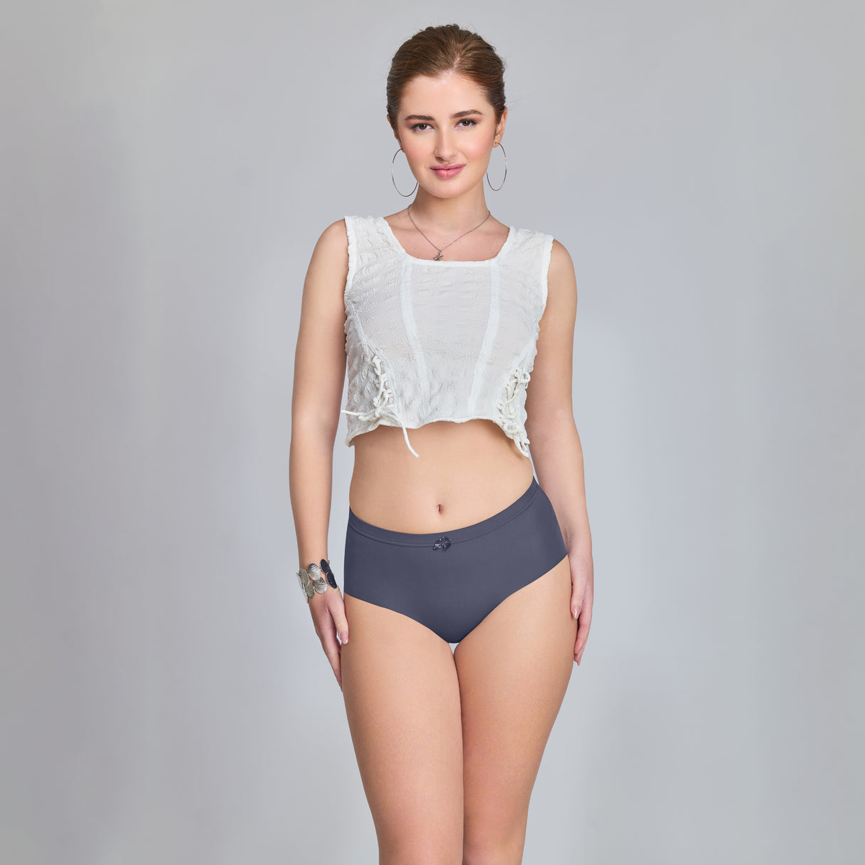 Plain Seamless Panty for Women – Soft, Stretchable & Invisible Comfort Innerwear PQ5033-3pc