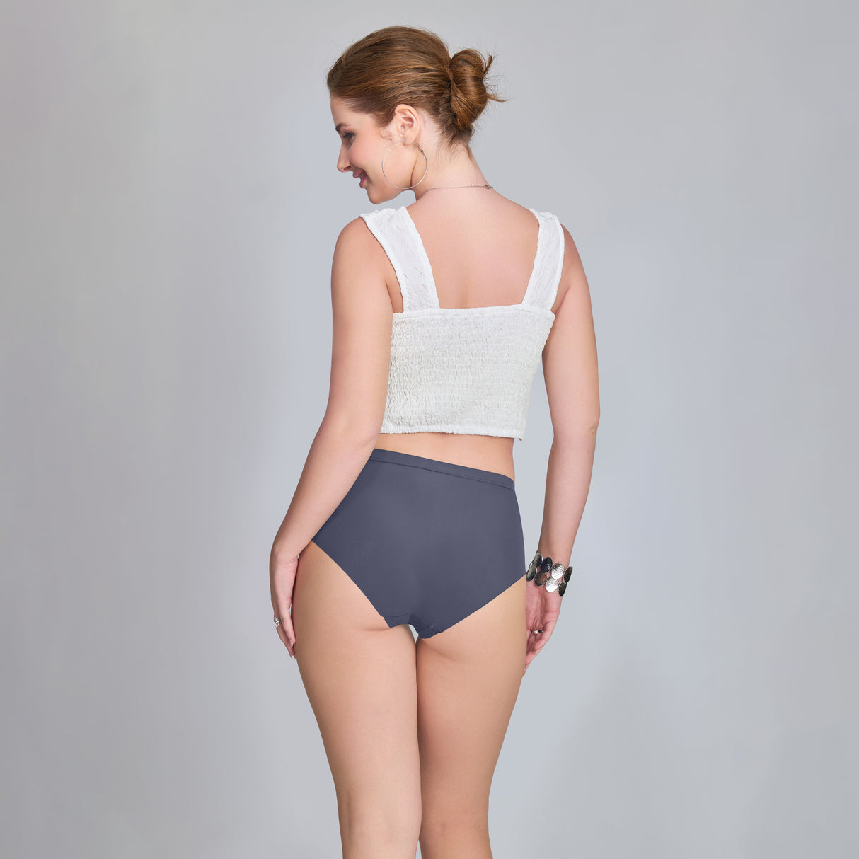 Plain Seamless Panty for Women – Soft, Stretchable & Invisible Comfort Innerwear PQ5033-2pc
