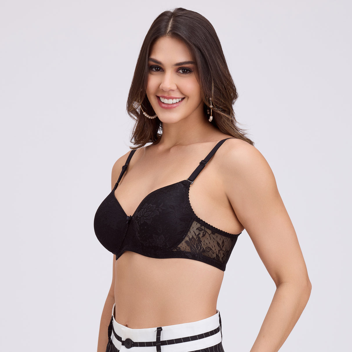 Women's Padded Underwire Bra – Full Coverage,Seamless Support, Everyday Comfort Lingerie QW01