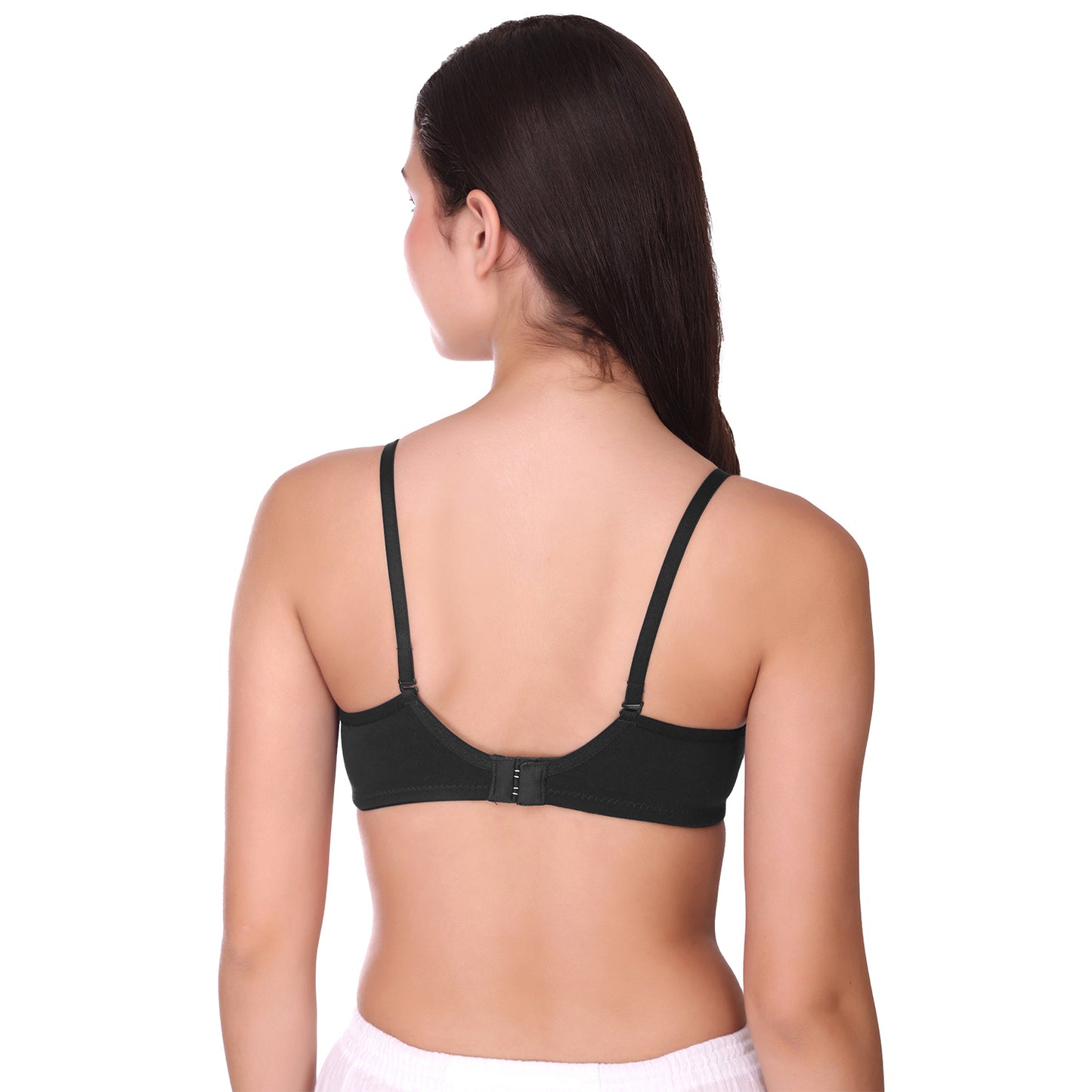 Pooja Ragenee Light Pad Cotton Regular bra for Women Black