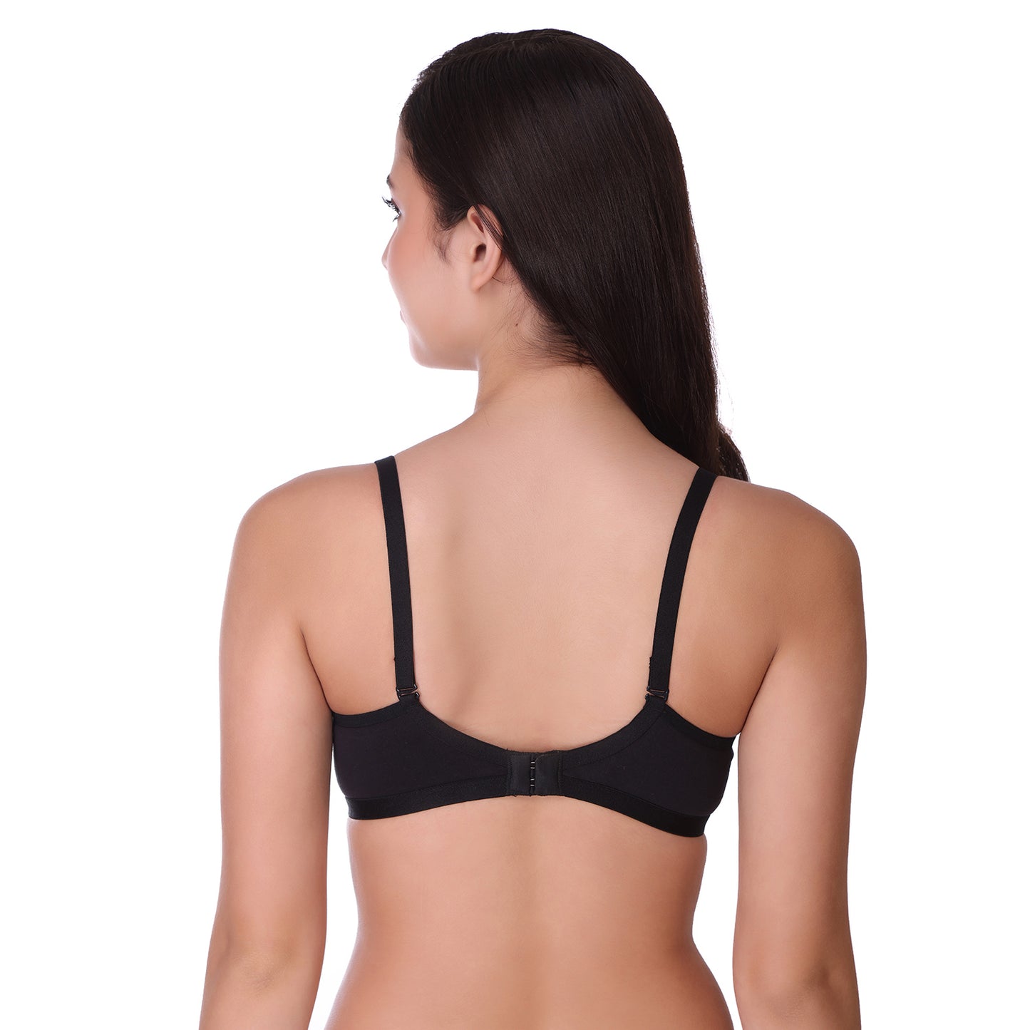 Pooja Ragenee Light Pad Cotton Regular bra for Women Black