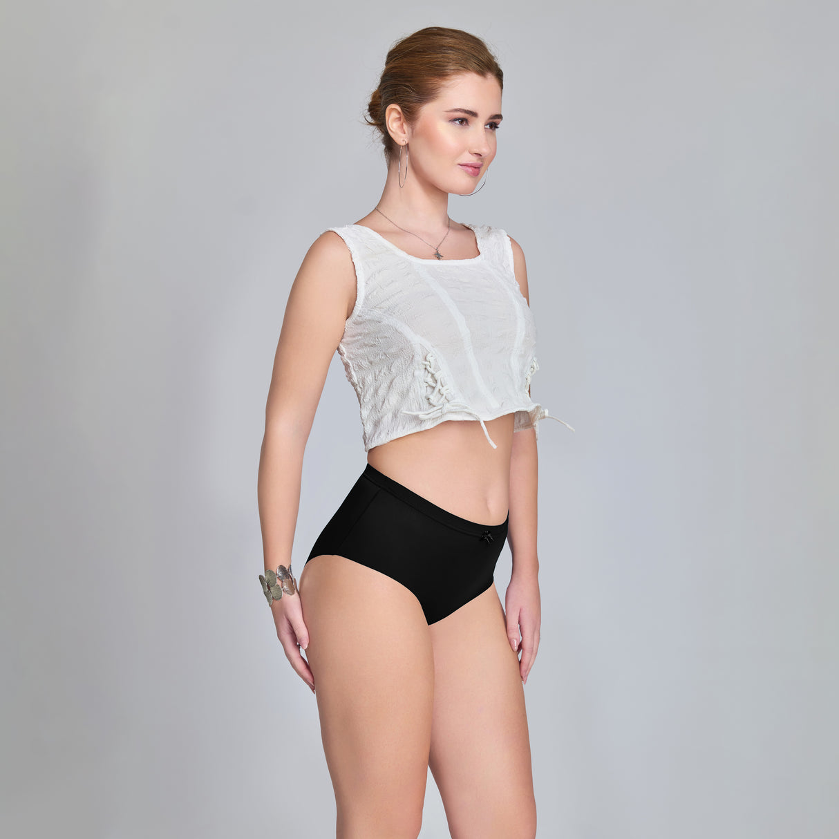 Plain Seamless Panty for Women – Soft, Stretchable & Invisible Comfort Innerwear PQ5033-2pc
