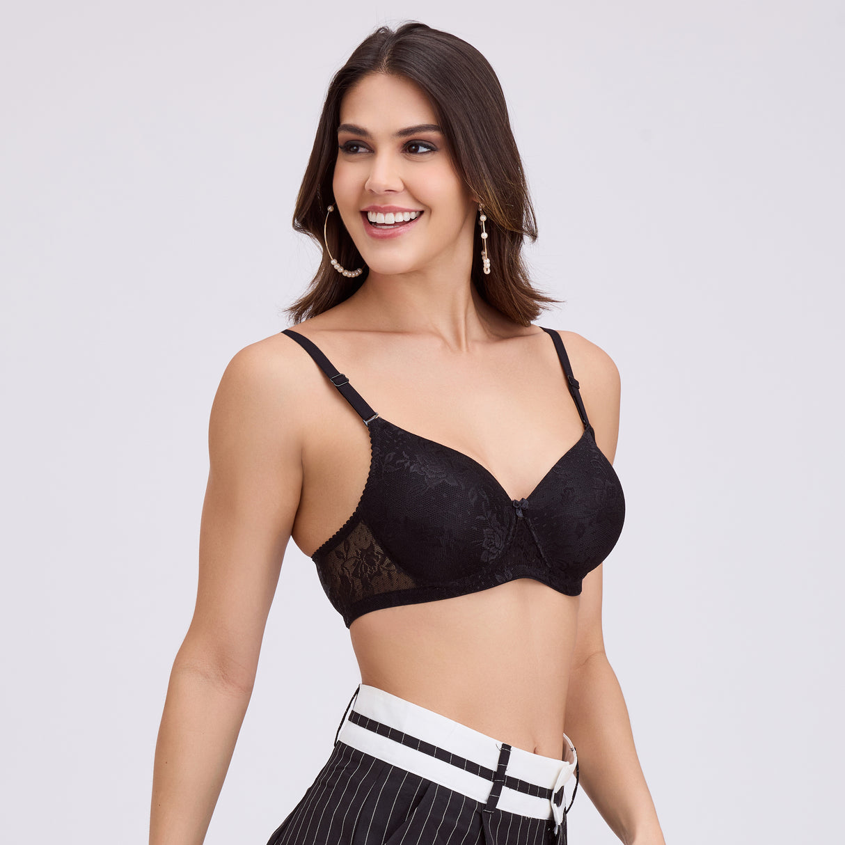 Women's Padded Underwire Bra – Full Coverage,Seamless Support, Everyday Comfort Lingerie QW01