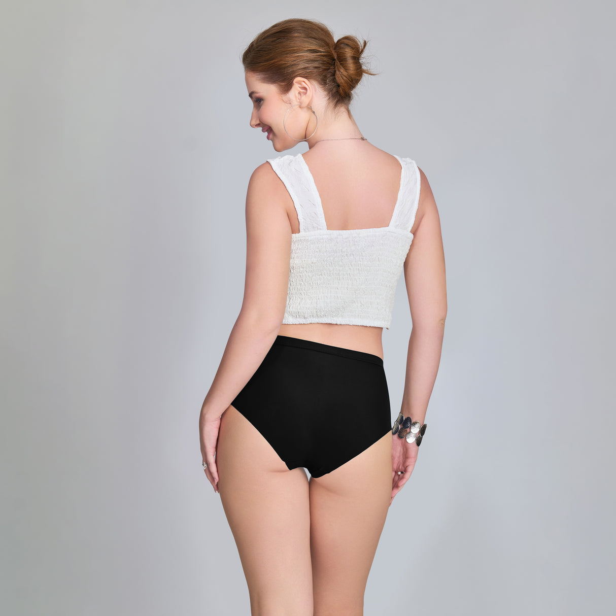 Plain Seamless Panty for Women – Soft, Stretchable & Invisible Comfort Innerwear PQ5033-3pc