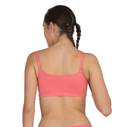 POOJA RAGENEE Smooth Fabric & comfortable Sports Bra for Fitness SQ1031 Coral