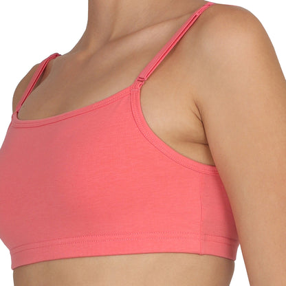 POOJA RAGENEE Smooth Fabric & comfortable Sports Bra for Fitness SQ1031 Coral