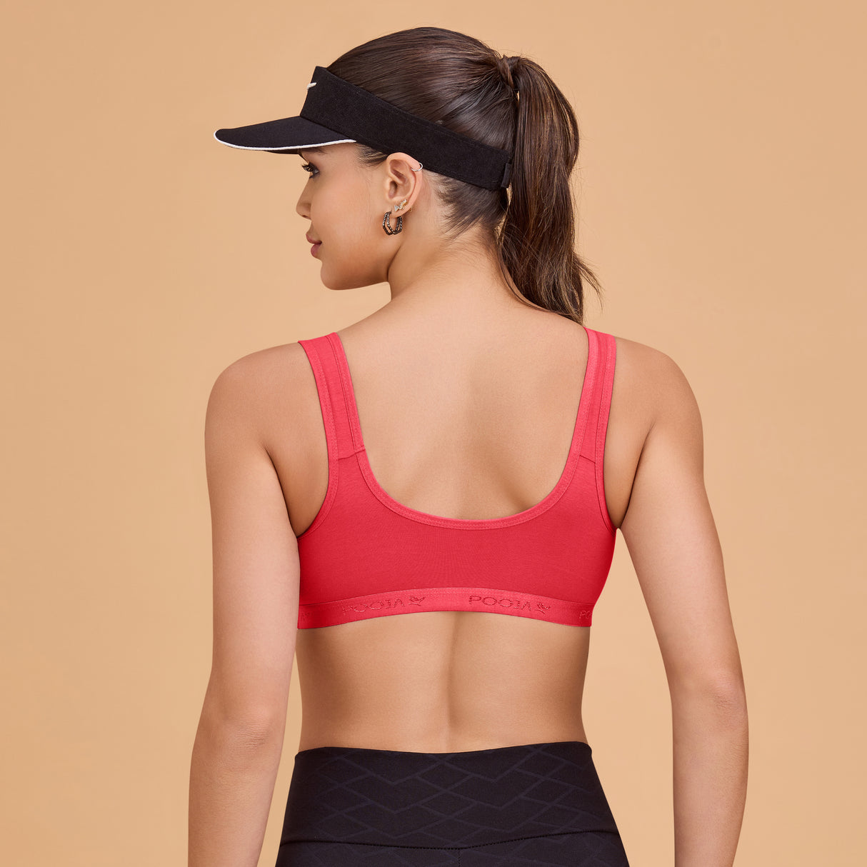 Non-Padded Sports Bra for Women | Wire-Free, Stretchable & Comfortable Fit SQ1011