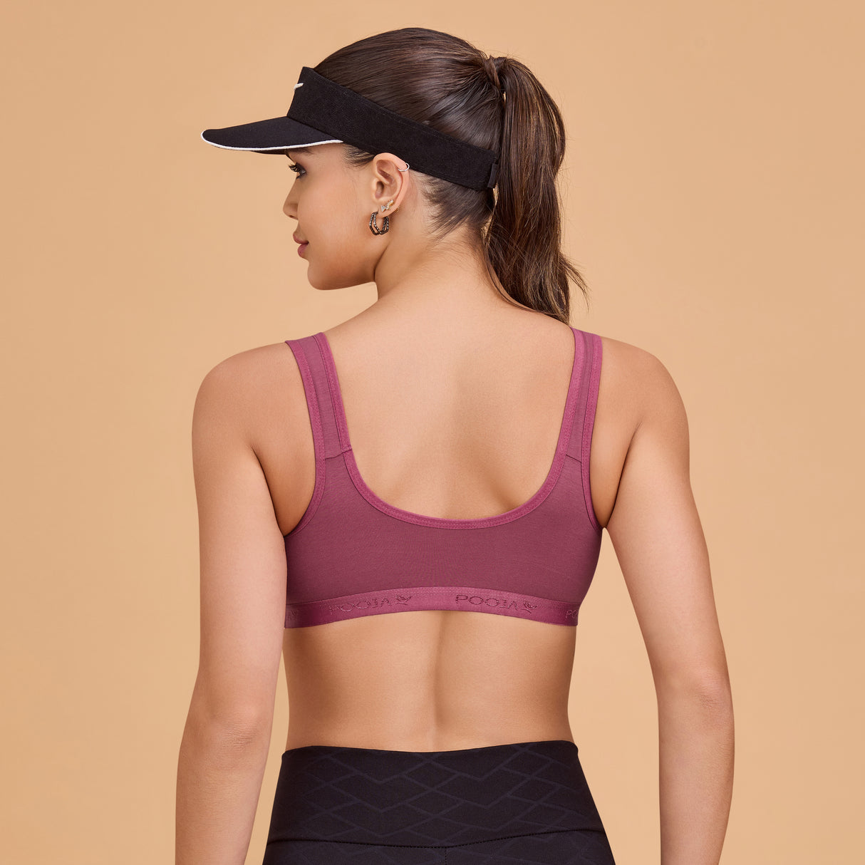 Non-Padded Sports Bra for Women | Wire-Free, Stretchable & Comfortable Fit SQ1011