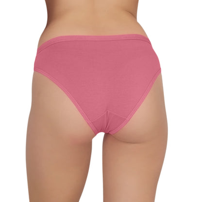 POOJA RAGENEE Women's Regular Cotton Lycra Panty PQ5024 Dark Pink-Grey-Magenta-Maroon-Navy Blue-Nude