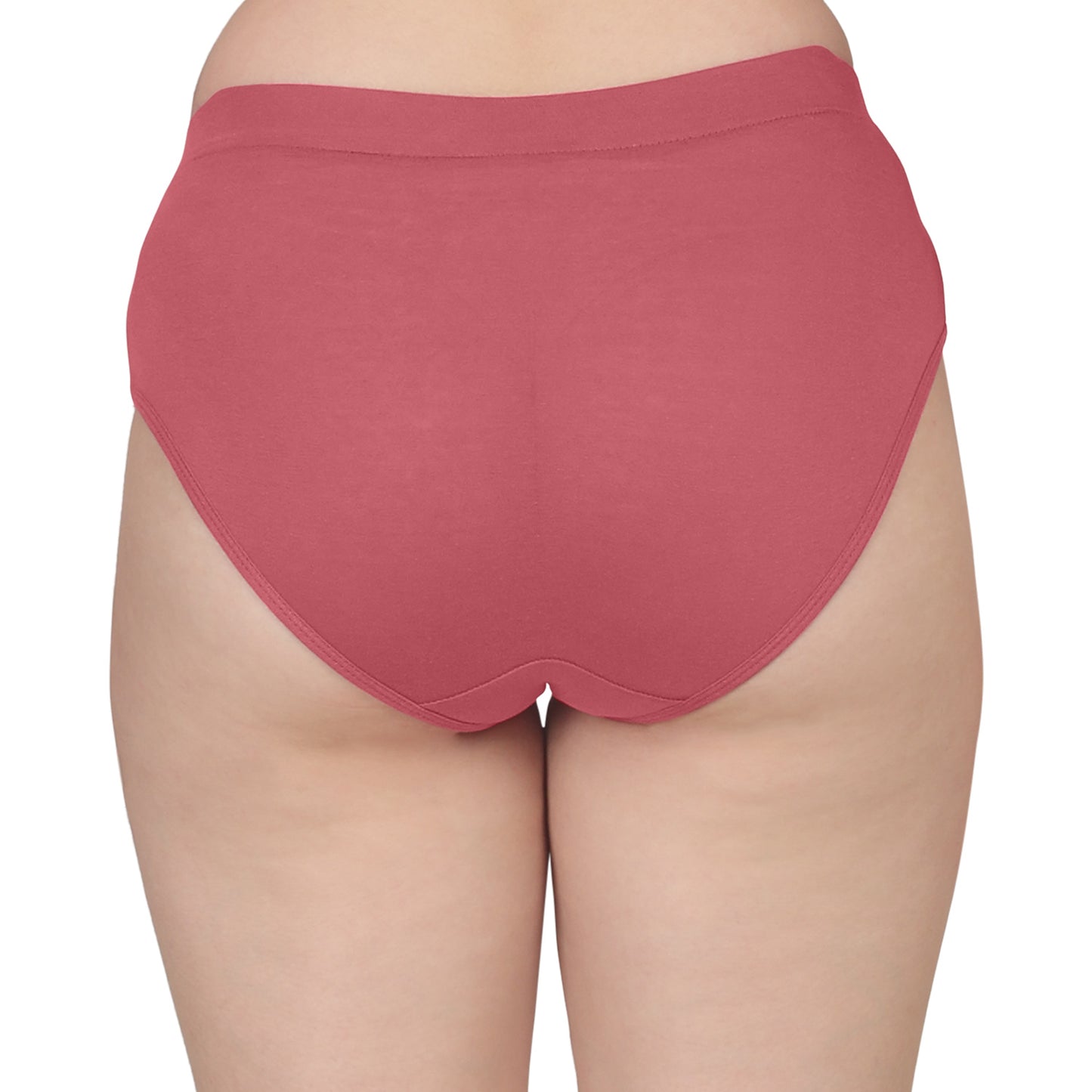 POOJA RAGENEE Women's Regular Cotton Lycra Panty PQ5023 Wine-Brown-Dark Pink