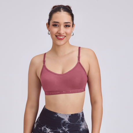 Comfortable, Wire-Free,Breathable,Stretchable, Daily Wear & Workout Support Bra SQ1022