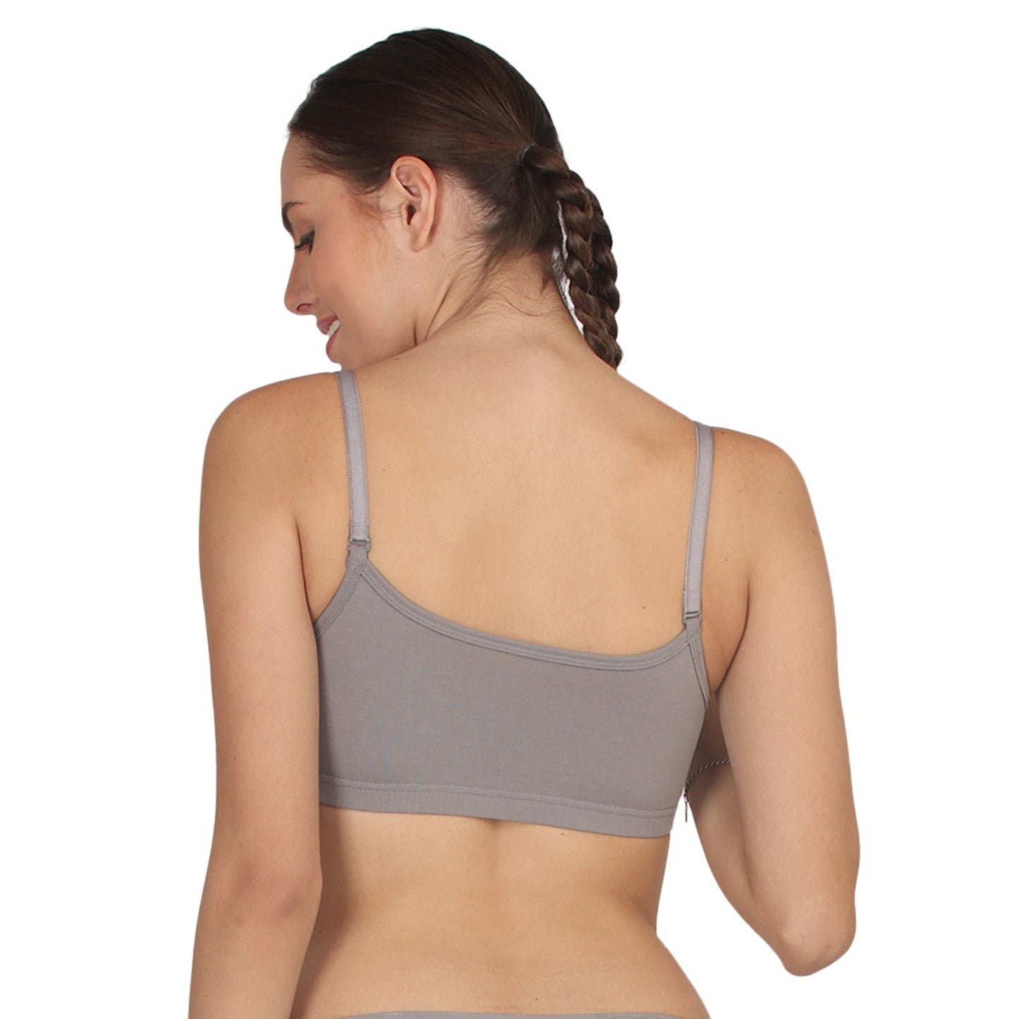 POOJA RAGENEE Smooth Fabric & comfortable Sports Bra for Fitness SQ1031 Grey