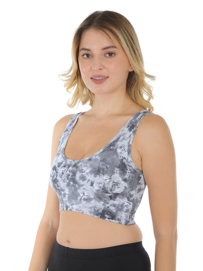 POOJA RAGENEE Smooth Fabric & comfortable Sports Bra for Fitness SQ1038 Grey