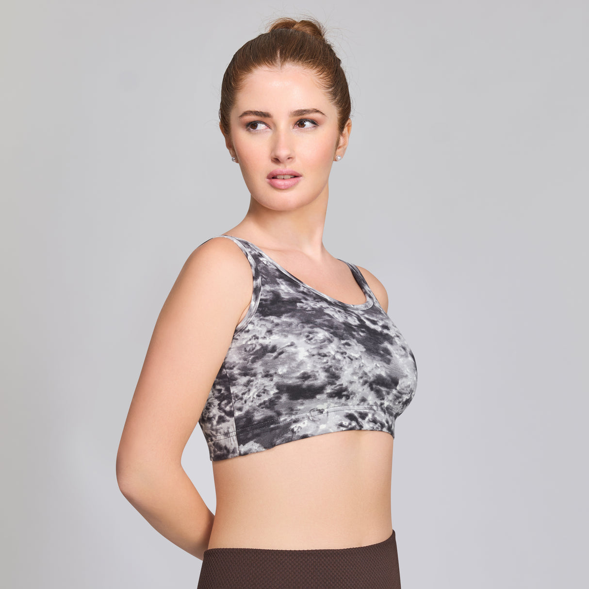 Trendy Non-Padded Printed Sports Bra|Breathable,Stretchable Activewear for Women SQ1038