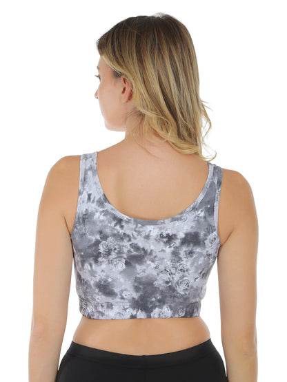 POOJA RAGENEE Smooth Fabric & comfortable Sports Bra for Fitness SQ1038 Grey