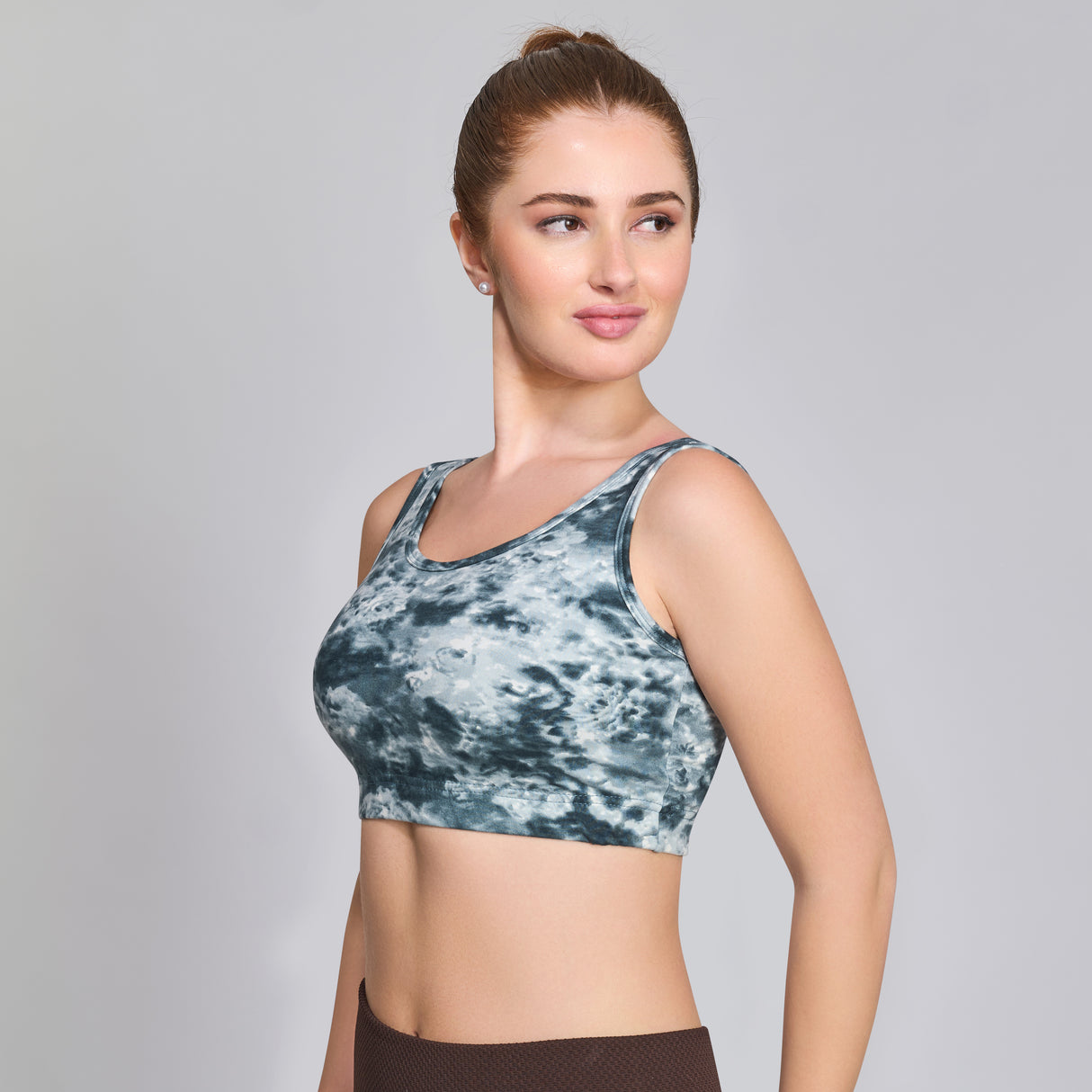 Trendy Non-Padded Printed Sports Bra|Breathable,Stretchable Activewear for Women SQ1038