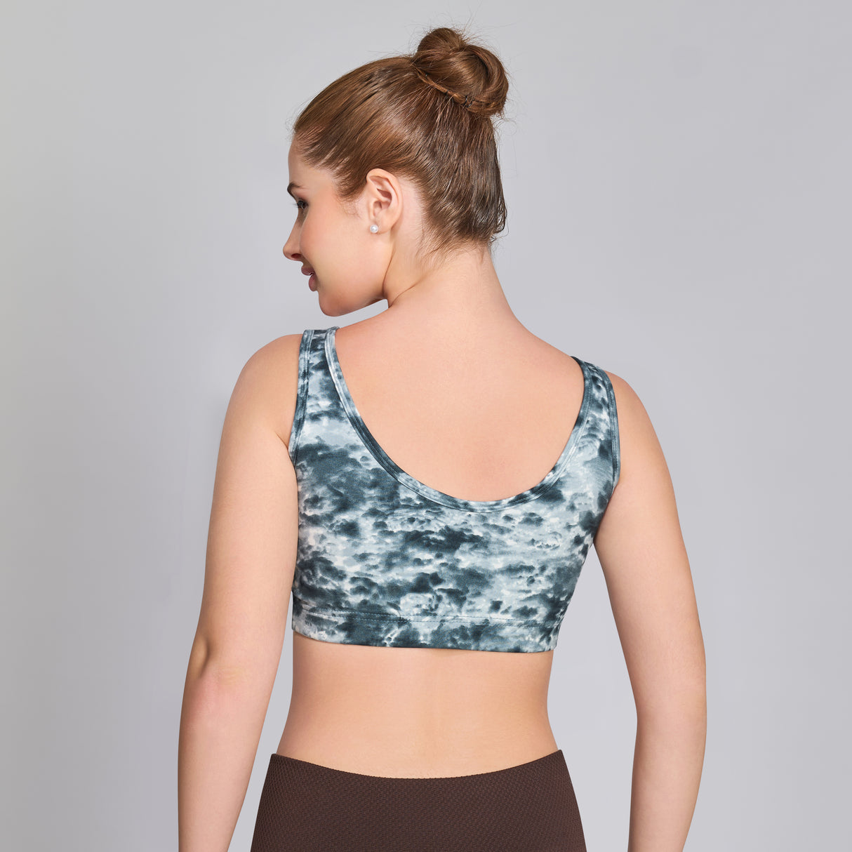Trendy Non-Padded Printed Sports Bra|Breathable,Stretchable Activewear for Women SQ1038