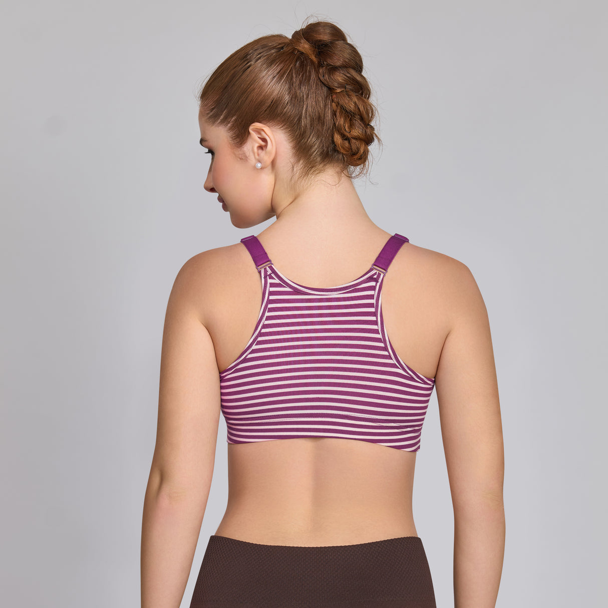 Stylish Printed Sports Bra–Breathable, Stretchable & Perfect for Everyday Comfort SQ1045