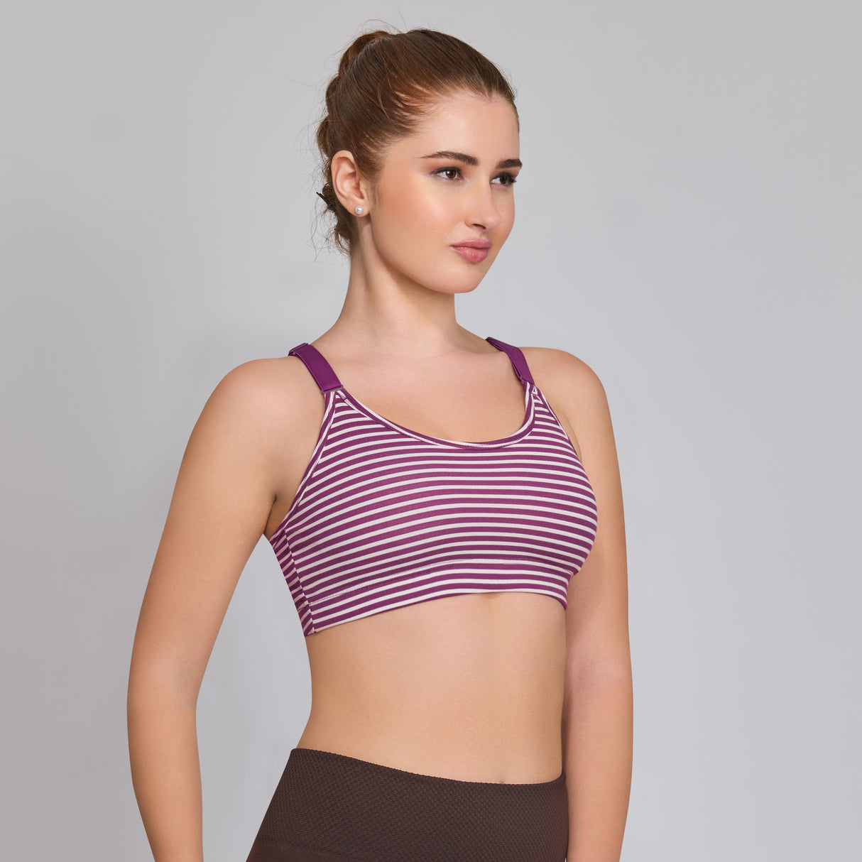 Stylish Printed Sports Bra–Breathable, Stretchable & Perfect for Everyday Comfort SQ1045